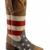 Roper American Flag Cowboy Boots - Square Toe For Men's Blue 2 Roper American Flag Cowboy Boots - Square Toe For Men's Blue -Roper Shop 036F58 83 P1