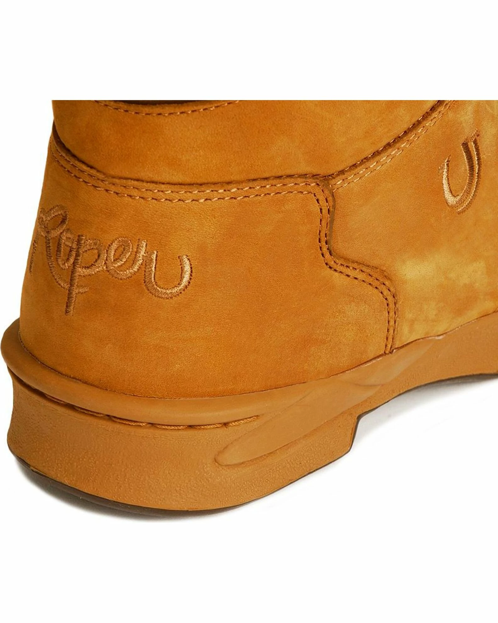 Roper Footwear Men's Horseshoe Kiltie Boots Amber Brn 5 Roper Footwear Men's Horseshoe Kiltie Boots Amber Brn - Image 3
