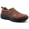 Roper Performance Ostrich Print Slip-On Shoes - Round Toe For Men's Light Brown 2 Roper Performance Ostrich Print Slip-On Shoes - Round Toe For Men's Light Brown -Roper Shop 038899 P7 P1