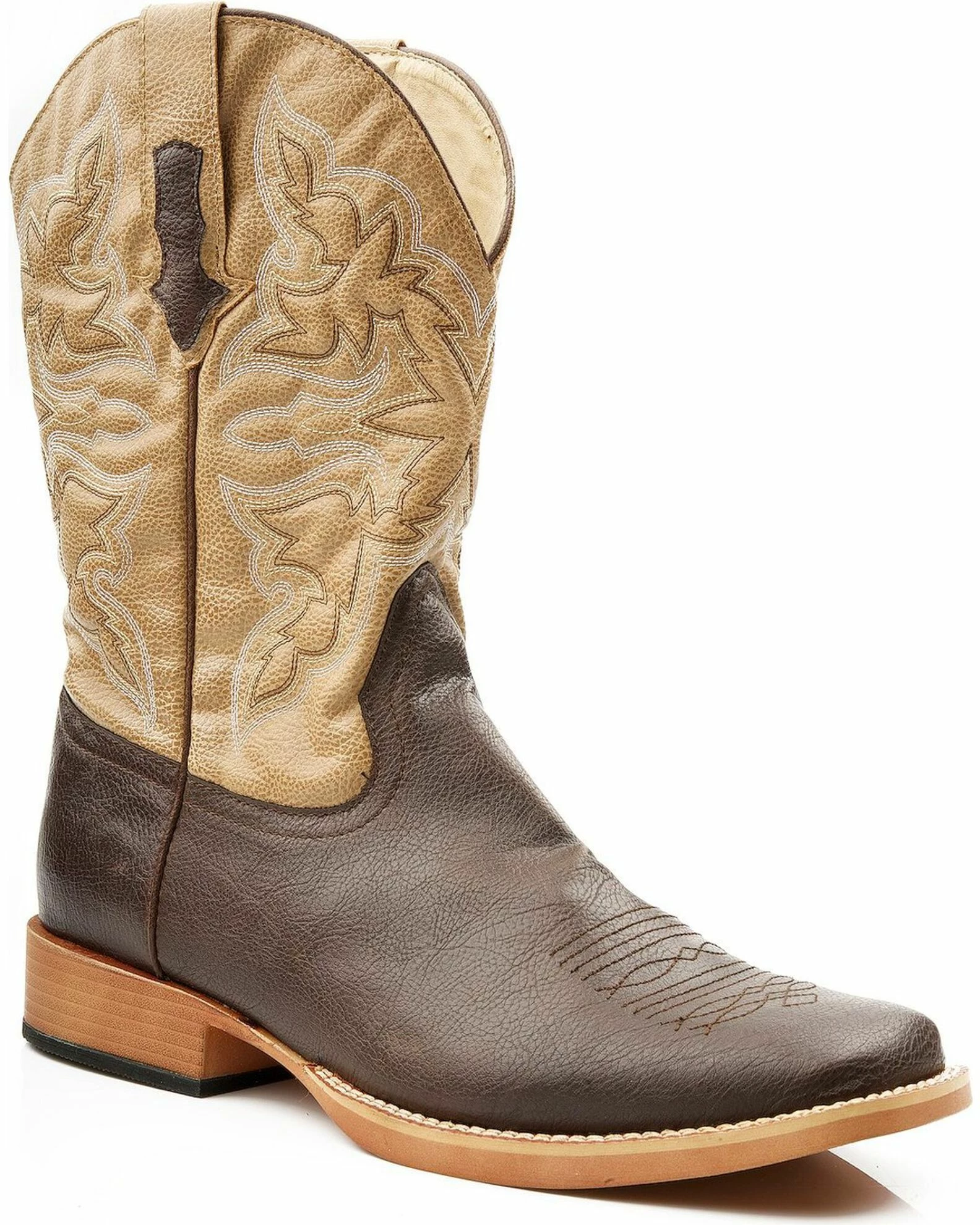 Roper Men's Western Boots Brown 3 Roper Men's Western Boots Brown