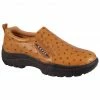 Roper Performance Slip-On Ostrich Print Casual Shoes - Wide For Men's Tan 2 Roper Performance Slip-On Ostrich Print Casual Shoes - Wide For Men's Tan -Roper Shop 038909 22 P1