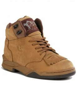 Roper Footwear Women's Horseshoe Kiltie Boots Tan