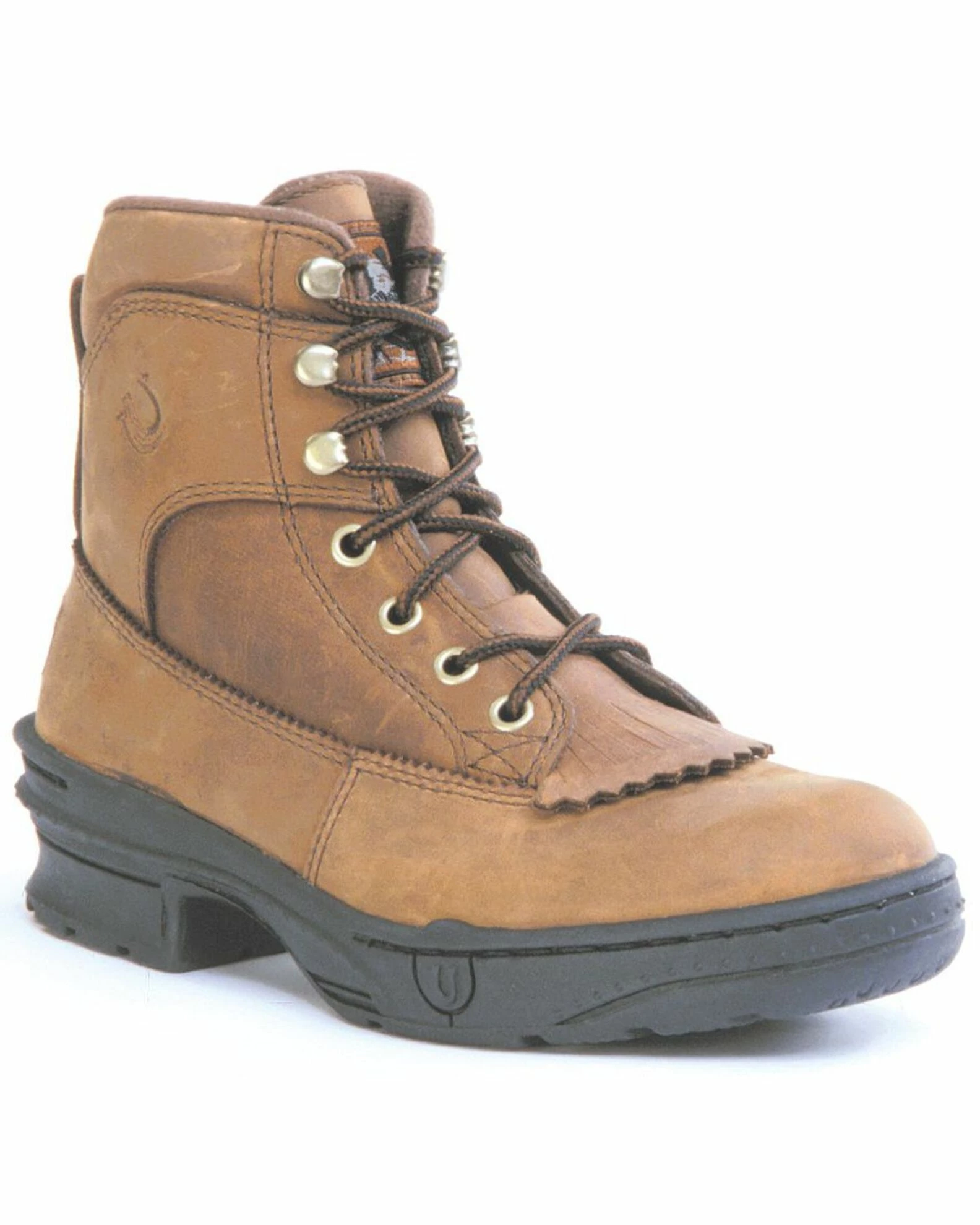 Roper Footwear Women's Crossrider Horseshoe 3/4" Heel Boots Brown 3 Roper Footwear Women's Crossrider Horseshoe 3/4" Heel Boots Brown