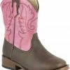 Roper Toddler Girls' Pink Full-Grain Leather Western Boots - Square Toe For Toddler-Girls' 1 Roper Toddler Girls' Pink Full-Grain Leather Western Boots - Square Toe For Toddler-Girls' -Roper Shop 04528K 63 P1