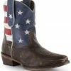 Roper Women's American Beauty Flag Ankle Boots Brown 1 Roper Women's American Beauty Flag Ankle Boots Brown -Roper Shop 0454D3 7010 P1