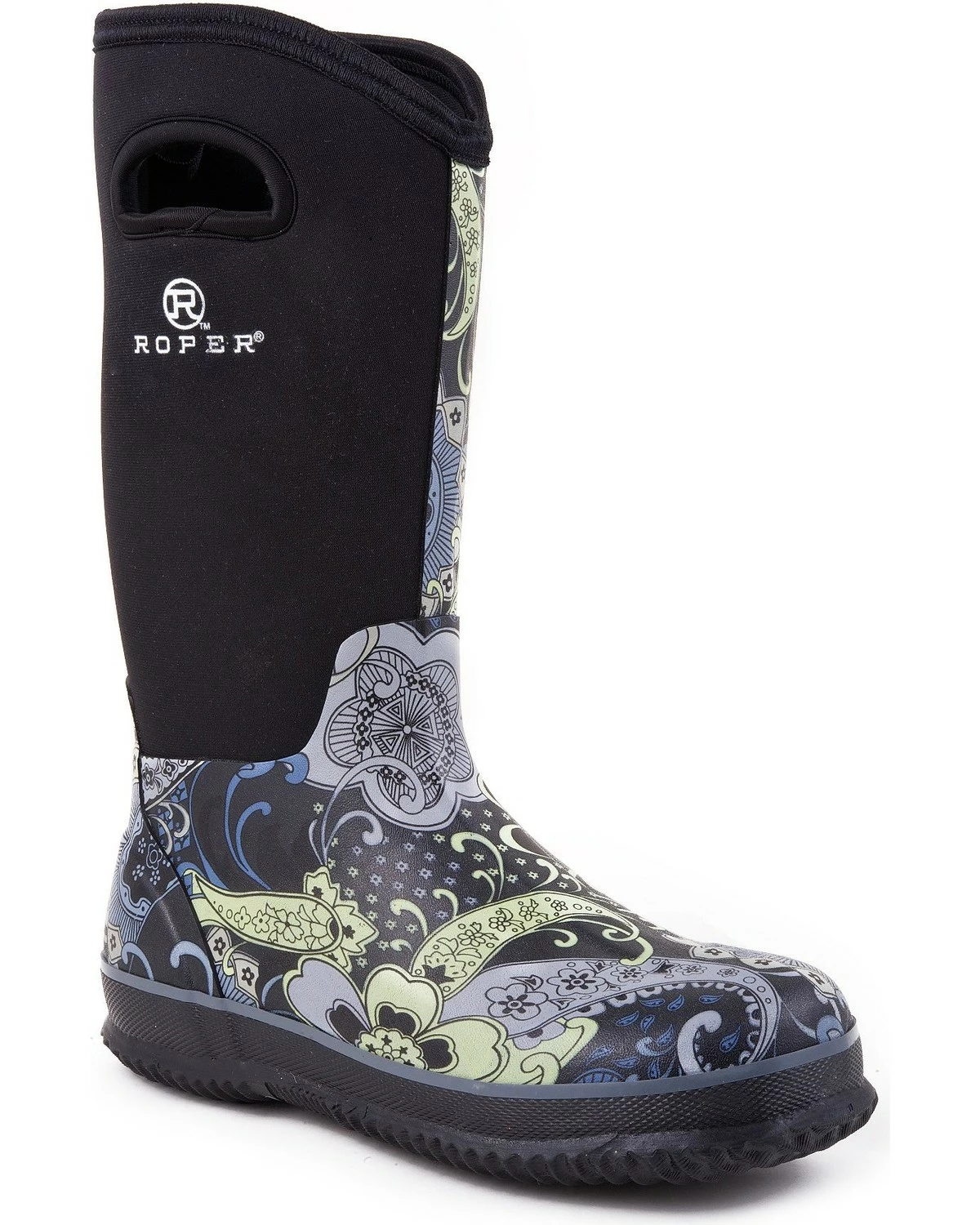 Roper Women's Neoprene Barnyard Work Boots Brown 5 Roper Women's Neoprene Barnyard Work Boots Brown - Image 3