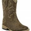Roper Toddler Boys' Distressed Faux Leather Cowboy Boots - Square Toe For Toddler-Boys' Tan 2 Roper Toddler Boys' Distressed Faux Leather Cowboy Boots - Square Toe For Toddler-Boys' Tan -Roper Shop 053F78 22 P1