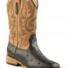 Roper Youth Ostrich Print Western Boots For Youth Boys' Black 1 Roper Youth Ostrich Print Western Boots For Youth Boys' Black -Roper Shop 053F99 89 P1