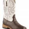 Roper Kid's Ostrich Western Boots For Youth Girls' Brown -Roper Shop 053H38 41 P1