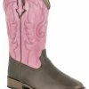 Roper Kid's Texsis Western Boots For Girls' Brown 2 Roper Kid's Texsis Western Boots For Girls' Brown -Roper Shop 053K38 41 P1