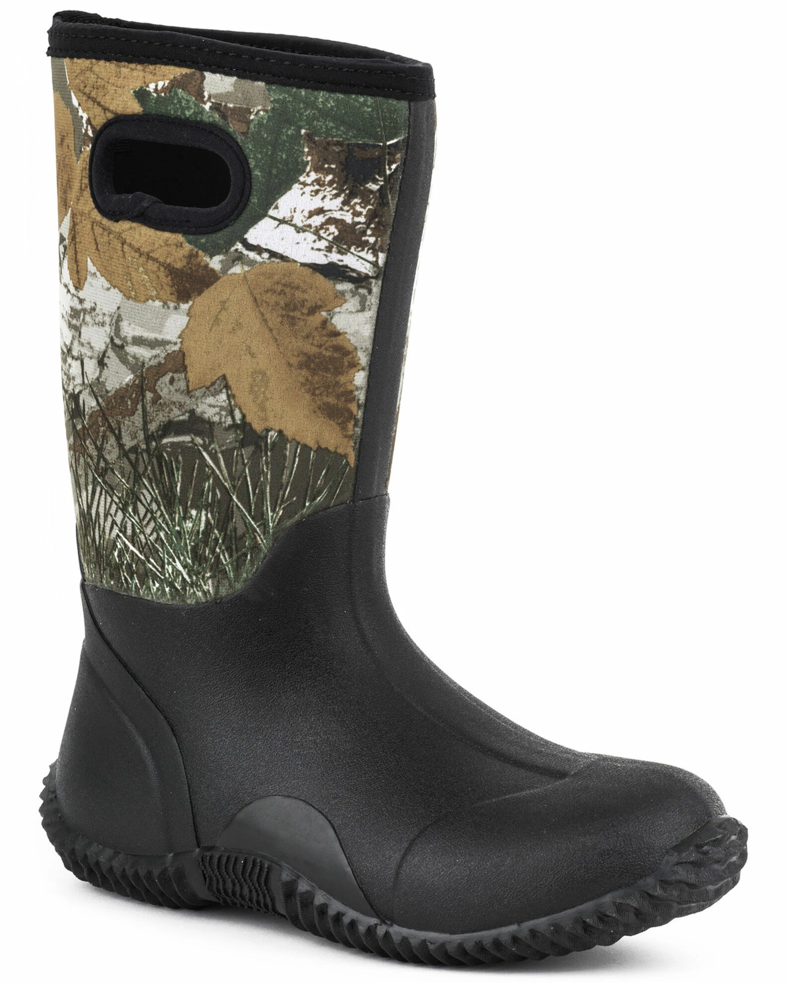 Roper Youth Boys' Camo Barnyard Boots - Round Toe Black 3 Roper Youth Boys' Camo Barnyard Boots - Round Toe Black