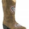 Roper Youth Girls' Pink Glitter Heart Cowgirl Boots - Snip Toe Brown 1 Roper Youth Girls' Pink Glitter Heart Cowgirl Boots - Snip Toe Brown -Roper Shop 053U19 41 P1