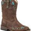 Roper Infant's Hearts Vintage Faux Leather Western Boots For Toddler-Girls' Brown 1 Roper Infant's Hearts Vintage Faux Leather Western Boots For Toddler-Girls' Brown -Roper Shop 053U51 41 P1