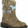 Roper Infant's Horse Flowers Dazzel Lights Western Boots For Toddler-Girls' Tan 1 Roper Infant's Horse Flowers Dazzel Lights Western Boots For Toddler-Girls' Tan -Roper Shop 053U52 22 P1
