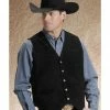 Roper Suede Vest - Big & Tall For Men's Black 1 Roper Suede Vest - Big & Tall For Men's Black -Roper Shop 082C76 89 P1