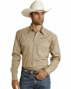 Roper Men's Amarillo Collection Solid Long Sleeve Western Shirt Red 25 Roper Men's Amarillo Collection Solid Long Sleeve Western Shirt Red -Roper Shop 0924J8 28 P1