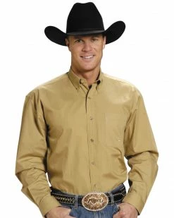 Roper Amarillo Collection Men's Shirt Khaki 13 Roper Amarillo Collection Men's Shirt Khaki -Roper Shop 0924P1 28 P1