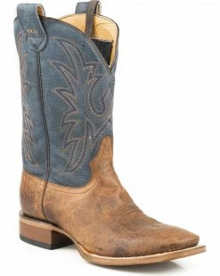 Roper Men's Sidewinder Concealed Carry System Cowboy Boots - Wide Square Toe