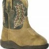 Roper Infant Boys' Cowbaby Arrowheads Pre-Walker Cowboy Boots - Round Toe For Infant-Boys' Tan