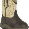 Roper Infant Boys' Cowbaby Billy Pre-Walker Cowboy Boots - Round Toe For Infant-Boys' Brown