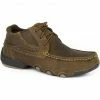 Roper Men's Tan High Country Cruisers Casual Driving Moc Shoes