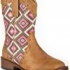 Roper Toddler Girls' Tan Glitter Geo Western Boots - Square Toe For Toddler-Girls' 1 Roper Toddler Girls' Tan Glitter Geo Western Boots - Square Toe For Toddler-Girls' -Roper Shop 2000224092 280 P1