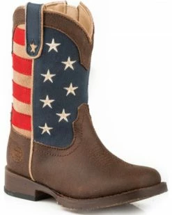Roper Toddler Boys' American Patriot Boots - Square Toe  For Toddler-Boys'