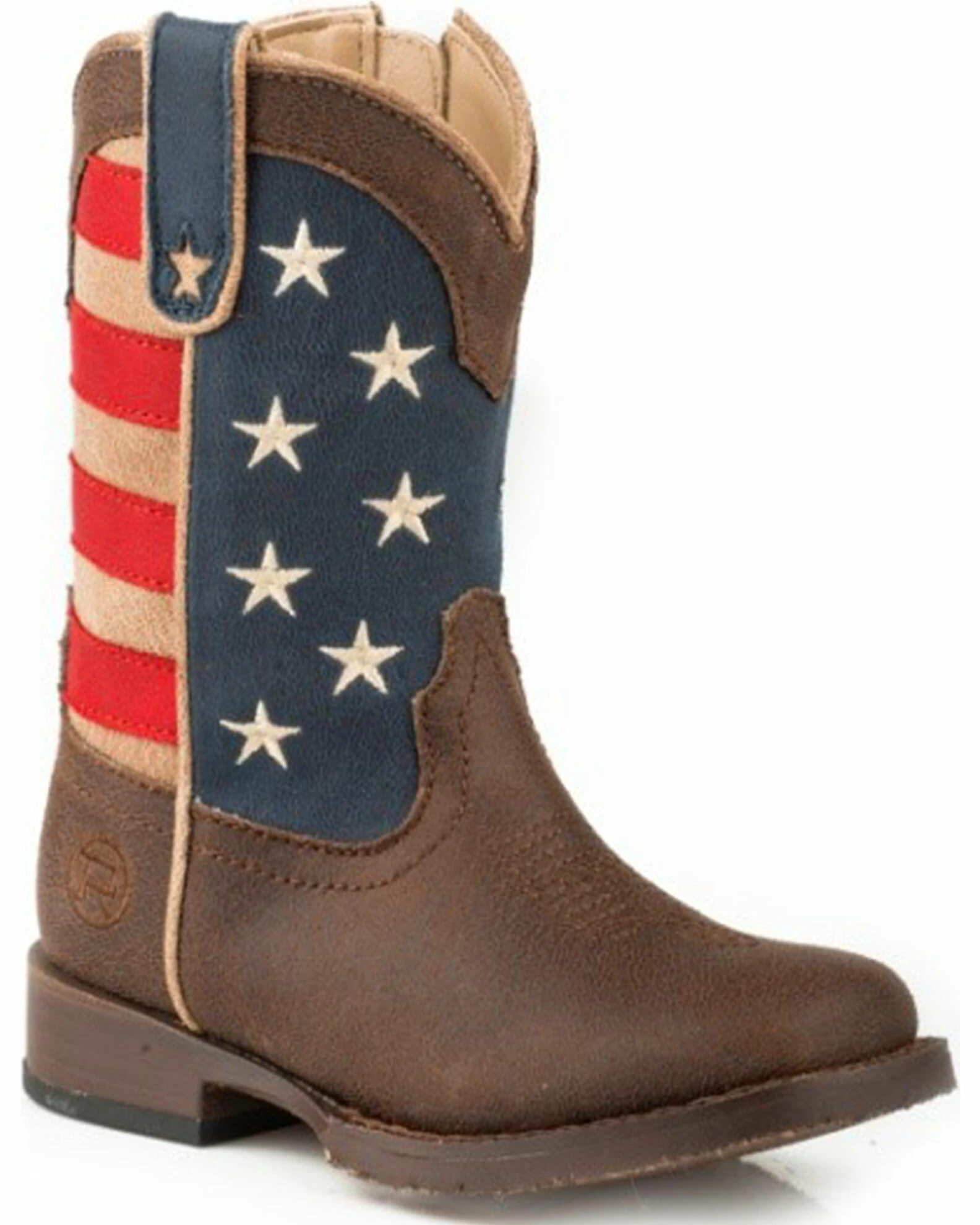 Roper Toddler Boys' American Patriot Boots - Square Toe For Toddler-Boys' 3 Roper Toddler Boys' American Patriot Boots - Square Toe For Toddler-Boys'