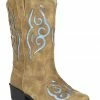 Roper Girls' Glitter Gracie Cowgirl Boots - Snip Toe Tan 1 Roper Girls' Glitter Gracie Cowgirl Boots - Snip Toe Tan -Roper Shop 2000224161 280 P1
