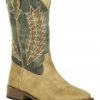 Roper Boys' Arrowheads Cowboy Boots - Square Toe Tan 2 Roper Boys' Arrowheads Cowboy Boots - Square Toe Tan -Roper Shop 2000224166 280 P1