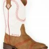 Roper Boys' Baseball Cowboy Boots - Square Toe Tan 1 Roper Boys' Baseball Cowboy Boots - Square Toe Tan -Roper Shop 2000224186 280 P1
