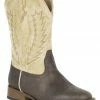 Roper Youth Boys' Billy Western Boots - Square Toe  Brown