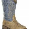 Roper Youth Boys' Tan Cross Cut Western Boots - Square Toe 2 Roper Youth Boys' Tan Cross Cut Western Boots - Square Toe -Roper Shop 2000224681 280 P1