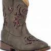 Roper Toddler Girls' Brown Glitter Breeze Cowgirl Boots - Square Toe For Toddler-Girls' 2 Roper Toddler Girls' Brown Glitter Breeze Cowgirl Boots - Square Toe For Toddler-Girls' -Roper Shop 2000230441 200 P1