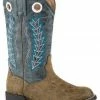Roper Boys' Hole In The Wall Embroidered Cowboy Boots - Round Toe Blue 2 Roper Boys' Hole In The Wall Embroidered Cowboy Boots - Round Toe Blue -Roper Shop 2000230696 400 P1