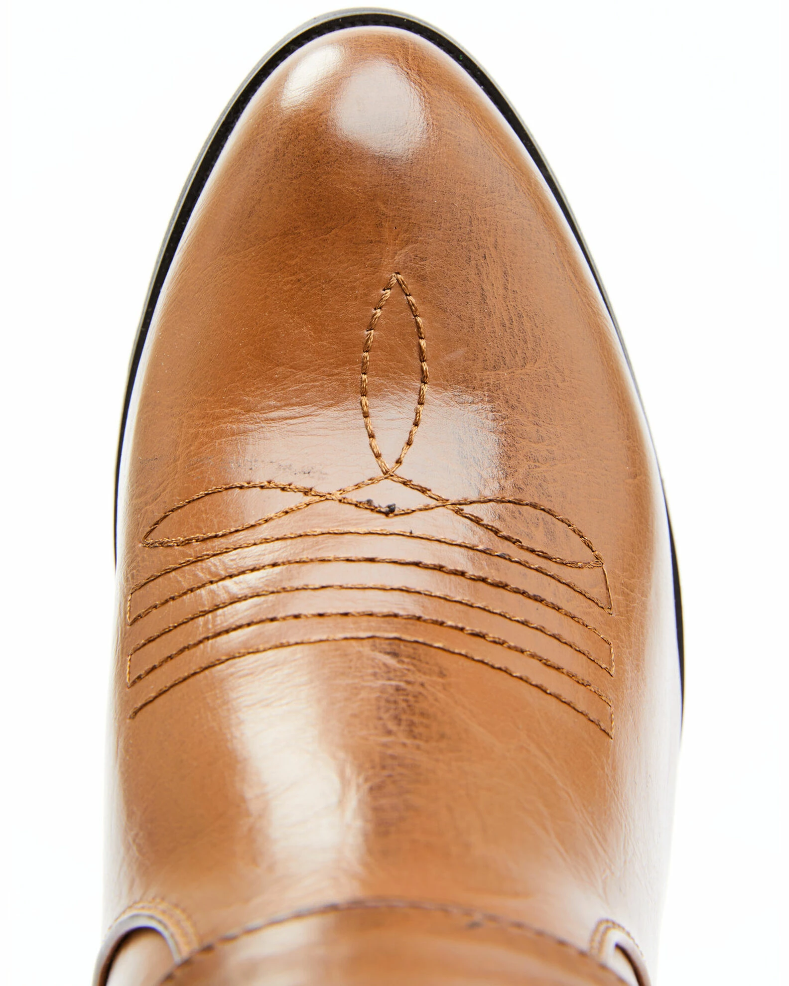 Roper Women's Maybelle Burnished Brown Belted Short Western Boots - Round Toe 8 Roper Women's Maybelle Burnished Brown Belted Short Western Boots - Round Toe - Image 6