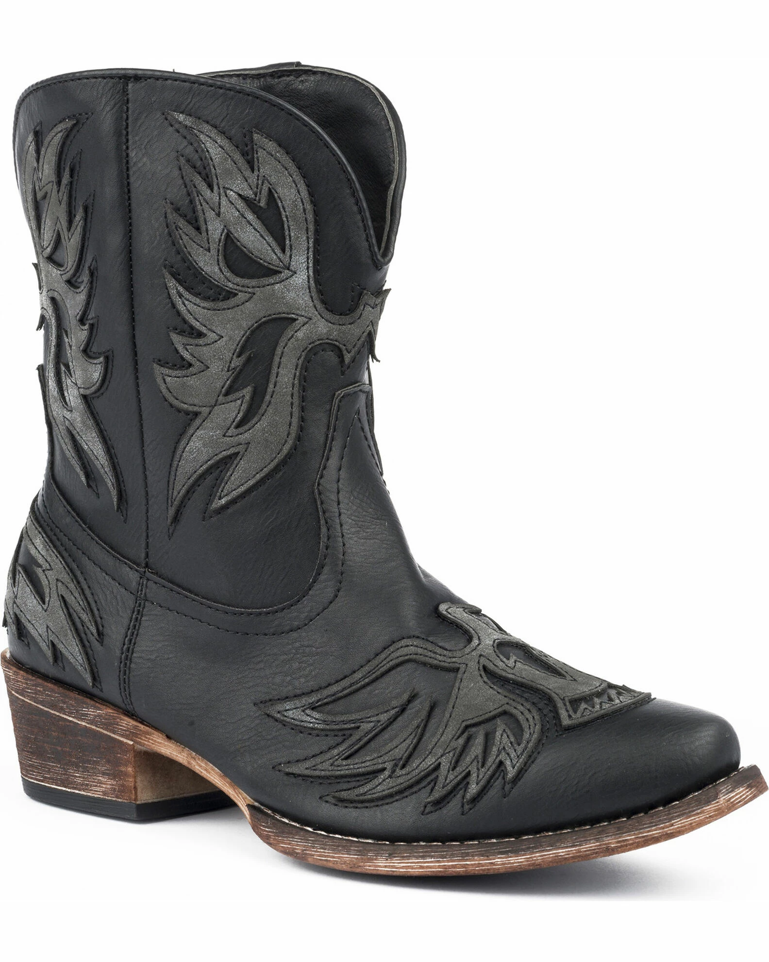 Roper Women's Amelia Eagle Overlay Western Boots - Snip Toe 3 Roper Women's Amelia Eagle Overlay Western Boots - Snip Toe