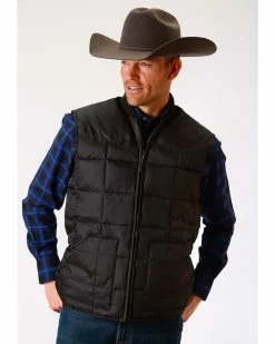 Roper Men's Rangegear Insulated Vest Black 10 Roper Men's Rangegear Insulated Vest Black -Roper Shop 2000235179 001 P1 1