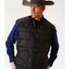 Roper Men's Rangegear Insulated Vest Black 1 Roper Men's Rangegear Insulated Vest Black -Roper Shop 2000235179 001 P1