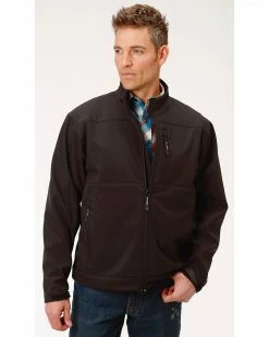 Roper Men's Concealed Carry Softshell Jacket Black