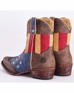 Roper Women's American Flag Boots - Snip Toe  -Roper Shop 2000239956 900 P2