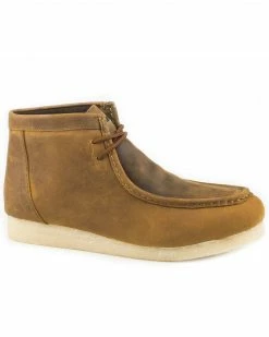 Roper Men's Brown Gum Sticker Chukka ShoesÂ