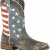 Roper Men's American Flag Cowboy Boots - Square Toe Brown 2 Roper Men's American Flag Cowboy Boots - Square Toe Brown -Roper Shop 2000253985 200 P1