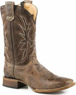 Roper Men's Pierce Sidewinder Concealed Carry System Cowboy Boots - Square Toe 