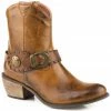 Roper Women's Ankle Harness Western Booties - Round Toe Tan 2 Roper Women's Ankle Harness Western Booties - Round Toe Tan -Roper Shop 2000254017 280 P1
