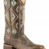 Roper Women's Out West Southwestern Embroidered Cowgirl Boots - Square Toe 2 Roper Women's Out West Southwestern Embroidered Cowgirl Boots - Square Toe -Roper Shop 2000254046 200 P1