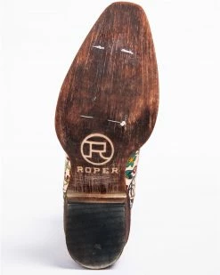 Roper Women's Ingrid Floral Western Booties - Snip Toe 15 Roper Women's Ingrid Floral Western Booties - Snip Toe -Roper Shop 2000279295 900 P7