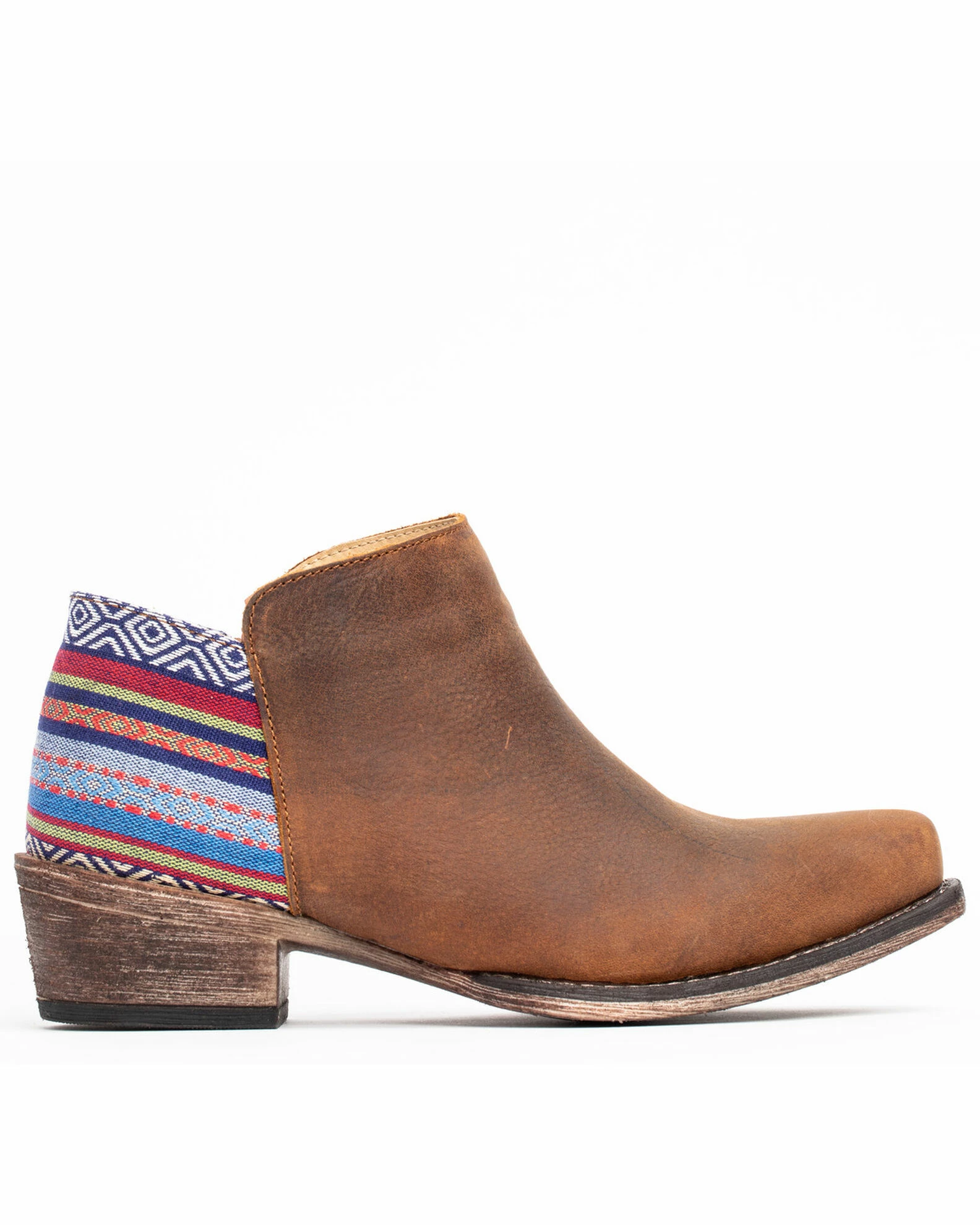 Roper Women's Serape Heel Fashion Booties - Snip Toe 4 Roper Women's Serape Heel Fashion Booties - Snip Toe - Image 2