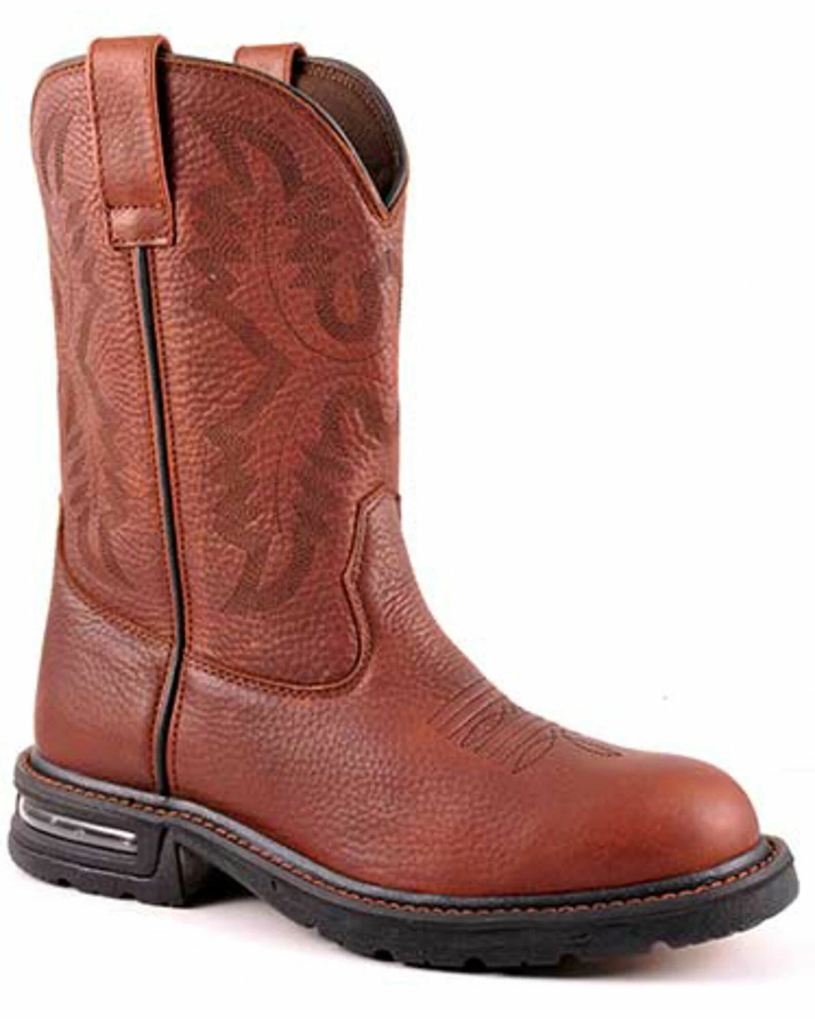 Roper Men's Cotter Western Boots - Round Toe Brown 3 Roper Men's Cotter Western Boots - Round Toe Brown