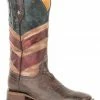 Roper Men's Patriotic Hoss Western Boots - Square Toe Brown 1 Roper Men's Patriotic Hoss Western Boots - Square Toe Brown -Roper Shop 2000286176 200 P1